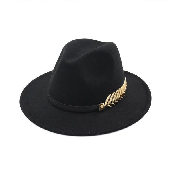 cloches winter felt jazz hat women men imitation wool fedora 60cm plating leaf pu leather band classical flat brim cloche cap, Blue;gray
cloches winter felt jazz hat women men imitation wool fedora 60cm plating leaf pu leather band classical flat brim cloche cap, Blue;gray