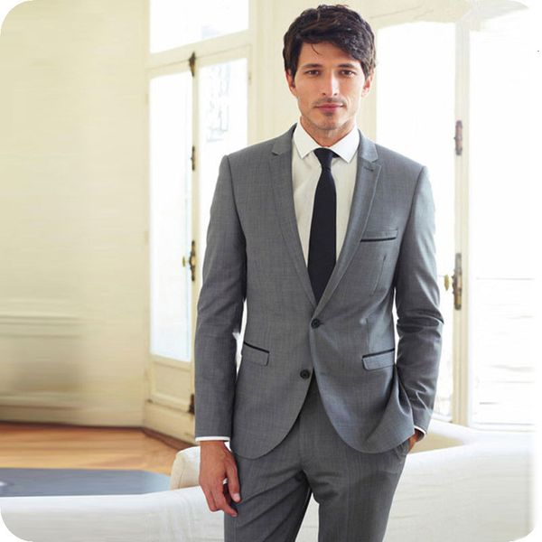 men's suits & blazers grey classic men for wedding slim fit groom tuxedo 2piece jacket+pants business man blazer costume homm, White;black
men's suits & blazers grey classic men for wedding slim fit groom tuxedo 2piece jacket+pants business man blazer costume homm, White;black