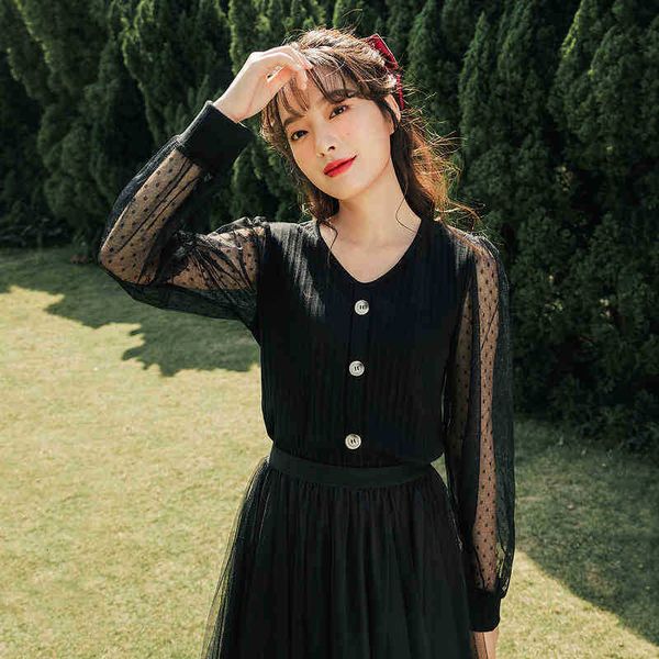 women's t-shirt t shirts spring arrival casual comfortable elastic v-neck tulle sleeve button decoration elegant temperament t-shi qper, White
women's t-shirt t shirts spring arrival casual comfortable elastic v-neck tulle sleeve button decoration elegant temperament t-shi qper, White