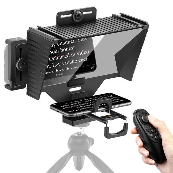 teleprompter with remote control functionfor smartphones large hd display for live broadcast, interviews, vlog, youtube lighting & studio ac
teleprompter with remote control functionfor smartphones large hd display for live broadcast, interviews, vlog, youtube lighting & studio ac