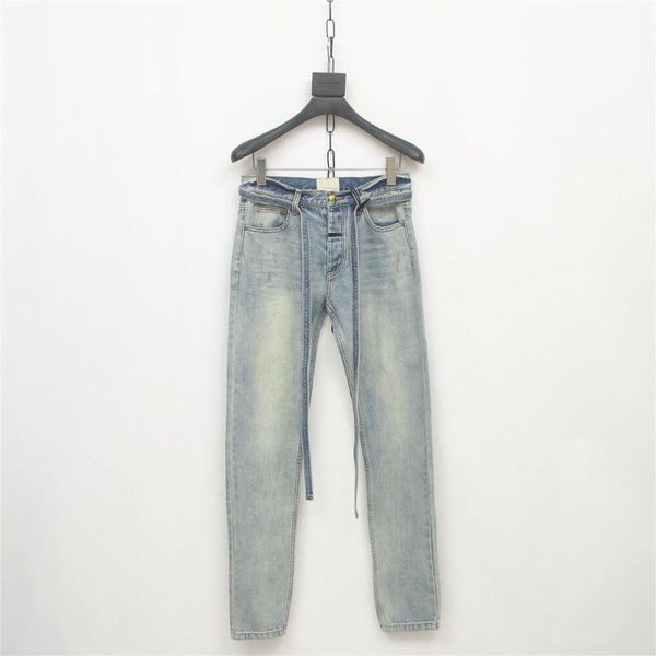 men's jeans 2021 sixth collection 6th men women loose fit hiphop big pocket faded washed grey denim trousers, Blue
men's jeans 2021 sixth collection 6th men women loose fit hiphop big pocket faded washed grey denim trousers, Blue