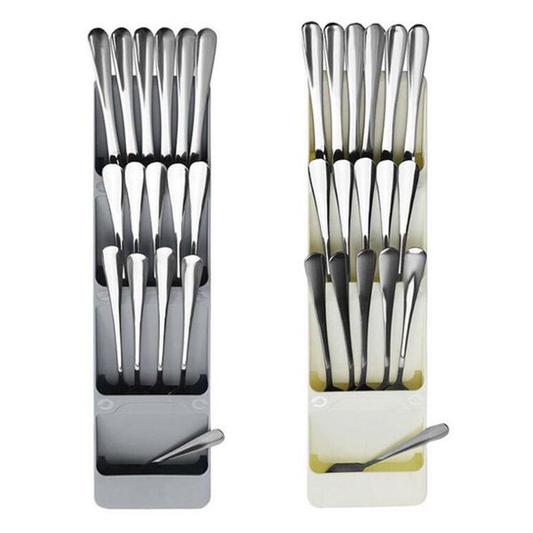 hooks & rails cutlery storage box plastic knife block holder drawer knives fork spoons rack stand cabinet tray kitchen organizer
hooks & rails cutlery storage box plastic knife block holder drawer knives fork spoons rack stand cabinet tray kitchen organizer