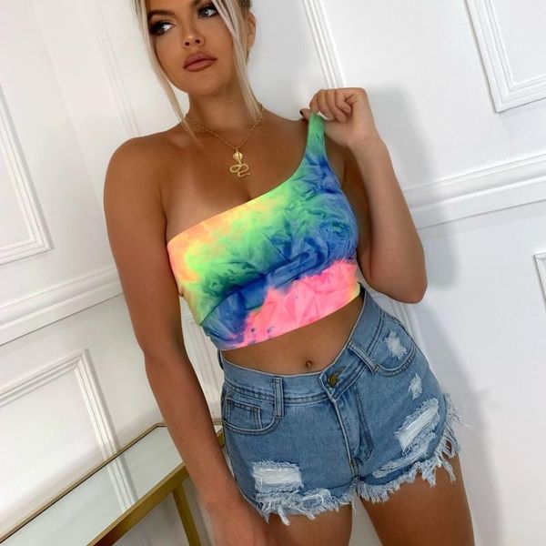 women's tanks & camis tie dye crop women ladies summer casual tank vest slimming elastic sleeveless shirt, White
women's tanks & camis tie dye crop women ladies summer casual tank vest slimming elastic sleeveless shirt, White