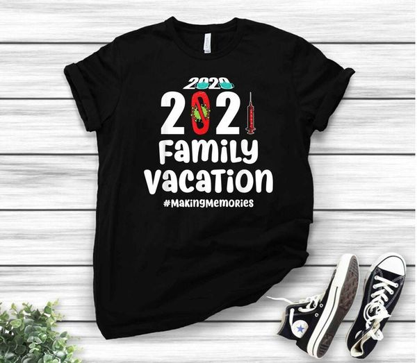 matching family vacation 2021 making memories vaccination t-shirt, White;black
matching family vacation 2021 making memories vaccination t-shirt, White;black
