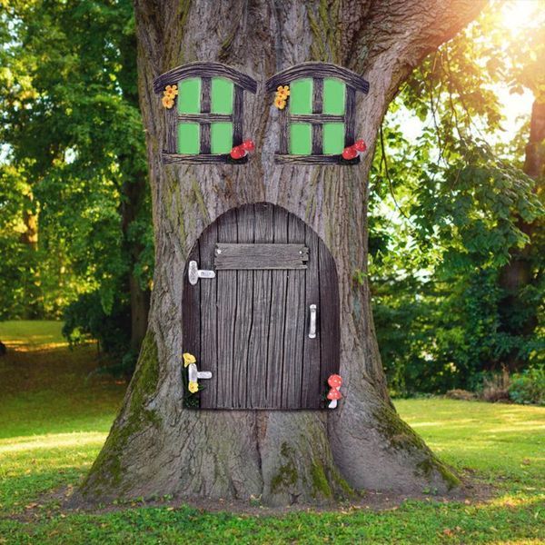 miniature fairy gnome home window and door for cute tree decor art decorations yard garden sculpture decorative craft
miniature fairy gnome home window and door for cute tree decor art decorations yard garden sculpture decorative craft