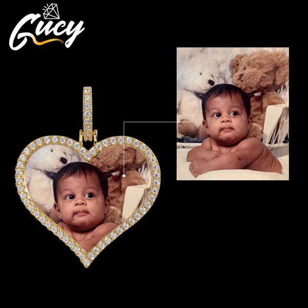 gucy heart custom made p roundness solid back pendant & necklace with tennis chain cubic zircon mens hip hop jewelry, Silver
gucy heart custom made p roundness solid back pendant & necklace with tennis chain cubic zircon mens hip hop jewelry, Silver