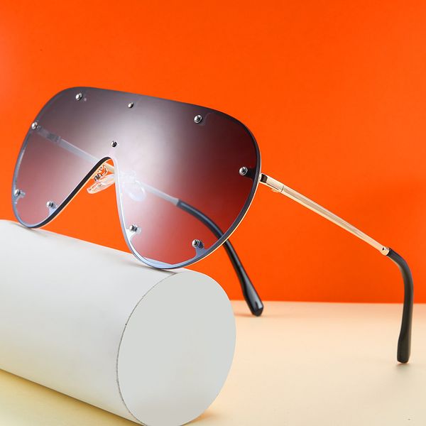17317 large frame conjoined sunglasses fashion new metal glasses ins street fashion sunglasses, White;black
17317 large frame conjoined sunglasses fashion new metal glasses ins street fashion sunglasses, White;black