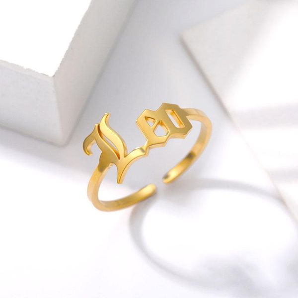 cluster rings adjustable old english constellation for women anniversary jewelry stainless steel gold color 12 zodiac stackable, Golden;silver
cluster rings adjustable old english constellation for women anniversary jewelry stainless steel gold color 12 zodiac stackable, Golden;silver
