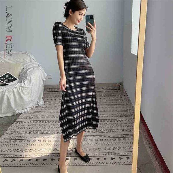 striped summer dress for women short sleeve round neck pleated slim dresses female fashion 2d1603 210526, Black;gray
striped summer dress for women short sleeve round neck pleated slim dresses female fashion 2d1603 210526, Black;gray