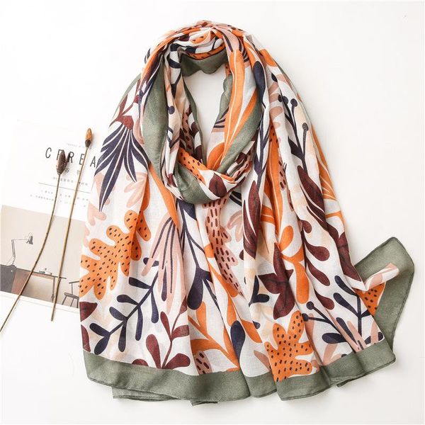 scarves design brand scarf women hijab fashion cotton floral print female silk beach stole for ladies, Blue;gray 
scarves design brand scarf women hijab fashion cotton floral print female silk beach stole for ladies, Blue;gray