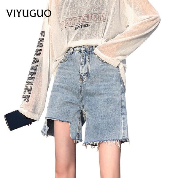 women's jeans viyuguo fashion high waisted 2021 summer loose straight ripped womens bule denim shorts plus size 30 32, Blue
women's jeans viyuguo fashion high waisted 2021 summer loose straight ripped womens bule denim shorts plus size 30 32, Blue