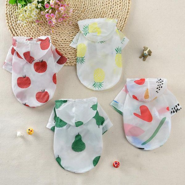 dog apparel summer sun protection hoodie small clothes raincoat sun-proof clothing for medium pets fruit printing print poncho
dog apparel summer sun protection hoodie small clothes raincoat sun-proof clothing for medium pets fruit printing print poncho