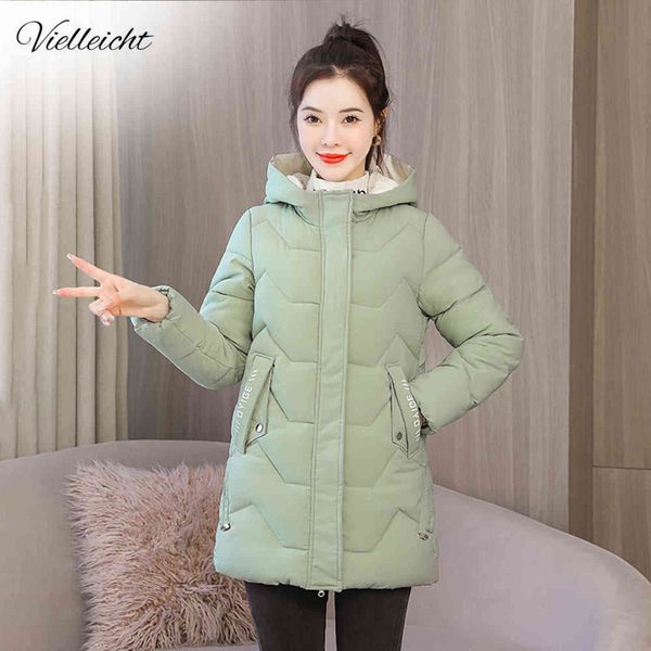 vielleicht winter women jacket long hooded cotton padded female coat warm basic outwear parkas women clothing 211130, Black
vielleicht winter women jacket long hooded cotton padded female coat warm basic outwear parkas women clothing 211130, Black