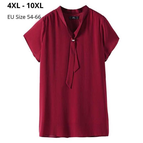 women's blouses & shirts blouses plus size 10xl 8xl 6xl 4xl women short sleeve summer female elegant v neck chiffon clothing slim blous, White
women's blouses & shirts blouses plus size 10xl 8xl 6xl 4xl women short sleeve summer female elegant v neck chiffon clothing slim blous, White