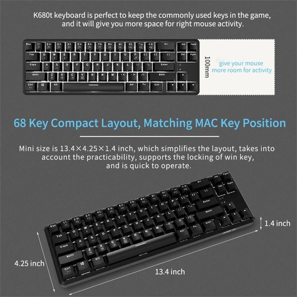 keyboards fast delivery k680t bluetooth dual mode68 keys red switch led backlight mechanical keyboard for tablet desktop
keyboards fast delivery k680t bluetooth dual mode68 keys red switch led backlight mechanical keyboard for tablet desktop