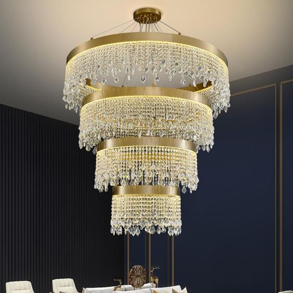 chandeliers yoogee large modern led chandelier for staircase luxury loft villa lobby crystal lamp gold home decor hanging light fixture
chandeliers yoogee large modern led chandelier for staircase luxury loft villa lobby crystal lamp gold home decor hanging light fixture