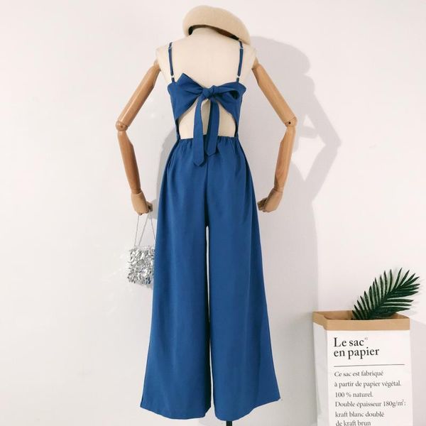 women's jumpsuits & rompers 2021 fashion holiday style solid color elegant strap v-neck backless tie bow+ high waist, Black;white
women's jumpsuits & rompers 2021 fashion holiday style solid color elegant strap v-neck backless tie bow+ high waist, Black;white