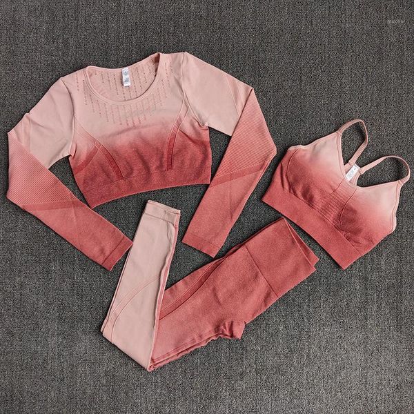 yoga outfit women set workout long sleeve crop sports bra seamless leggings gym clothing fitness sportswear suits
yoga outfit women set workout long sleeve crop sports bra seamless leggings gym clothing fitness sportswear suits