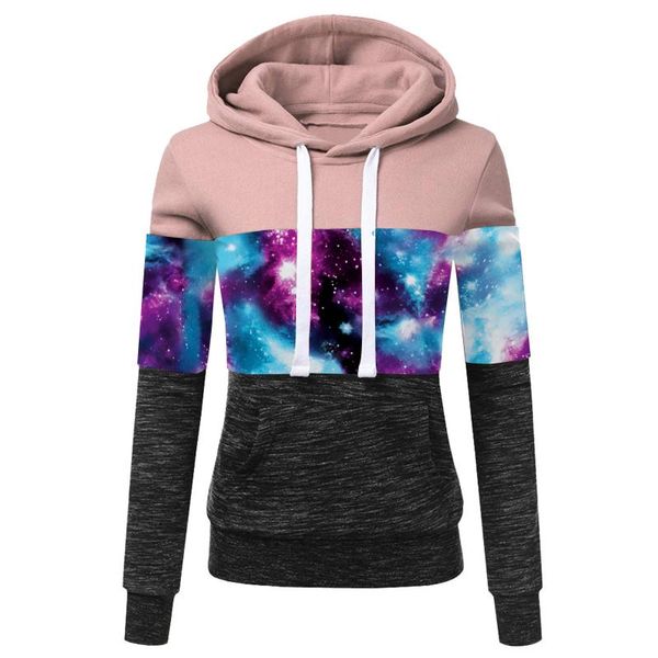 women's hoodies & sweatshirts hoodie womens long sleeve splice pullover sweatshirt stitching blouse winter plus size clothes women str, Black
women's hoodies & sweatshirts hoodie womens long sleeve splice pullover sweatshirt stitching blouse winter plus size clothes women str, Black