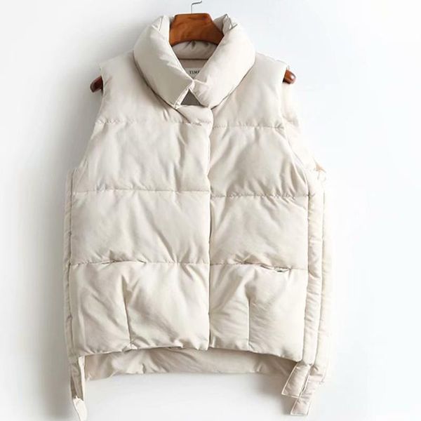 women's vests winter jacket women long vest stand-up collar cotton fashion solid short down waistcoat, Black;white
women's vests winter jacket women long vest stand-up collar cotton fashion solid short down waistcoat, Black;white