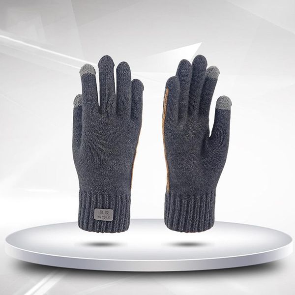 sports gloves autumn winter full finger warm mittens fashion solid color touch screen wrist wool knitted outdoor riding, Black
sports gloves autumn winter full finger warm mittens fashion solid color touch screen wrist wool knitted outdoor riding, Black