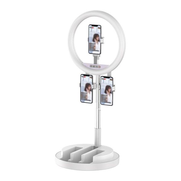 pography lighting phone live fill light ring integrated folding portable tripod stand led selfie lamp cell mounts & holders
pography lighting phone live fill light ring integrated folding portable tripod stand led selfie lamp cell mounts & holders