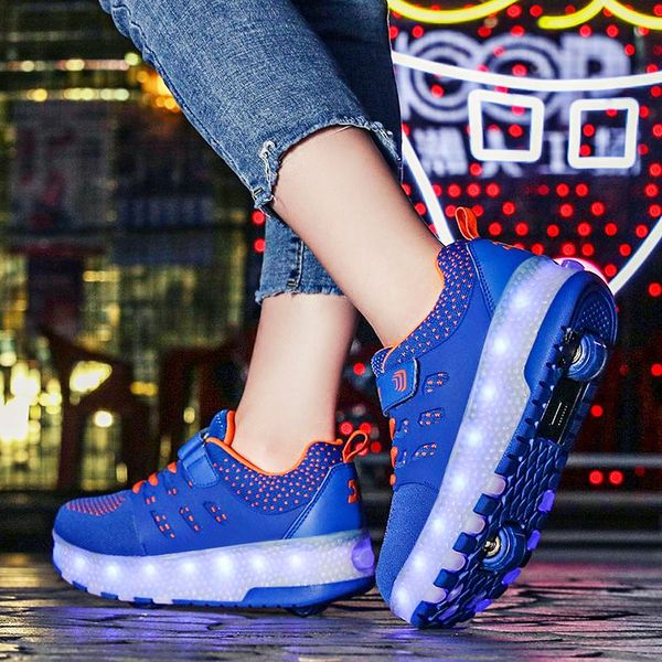 size 28-39 usb charging children sneakers with 2 wheels girls boys led shoes kids roller skate tennis athletic & outdoor, Black
size 28-39 usb charging children sneakers with 2 wheels girls boys led shoes kids roller skate tennis athletic & outdoor, Black
