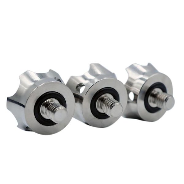 tripods 3 pieces tripod spikes,tripod stainless steel 3/8 inch plum blossom nails foot spike suitable for gitzo, rrs, benro,etc.
tripods 3 pieces tripod spikes,tripod stainless steel 3/8 inch plum blossom nails foot spike suitable for gitzo, rrs, benro,etc.