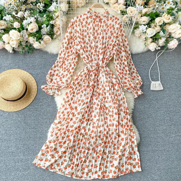 women ruched floral dress autumn sweet stand collar long sleeve a-line dress casual romantic bohe print holiday dress 210419, Black;gray
women ruched floral dress autumn sweet stand collar long sleeve a-line dress casual romantic bohe print holiday dress 210419, Black;gray