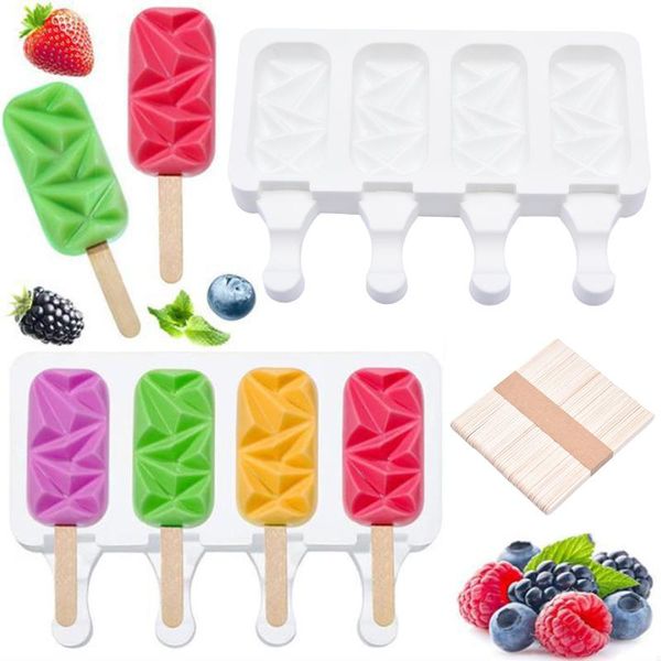 silicone popsicle mold 4 cavity ice cream maker summer child dessert cube tray er juice mould kitchen tool baking moulds
silicone popsicle mold 4 cavity ice cream maker summer child dessert cube tray er juice mould kitchen tool baking moulds