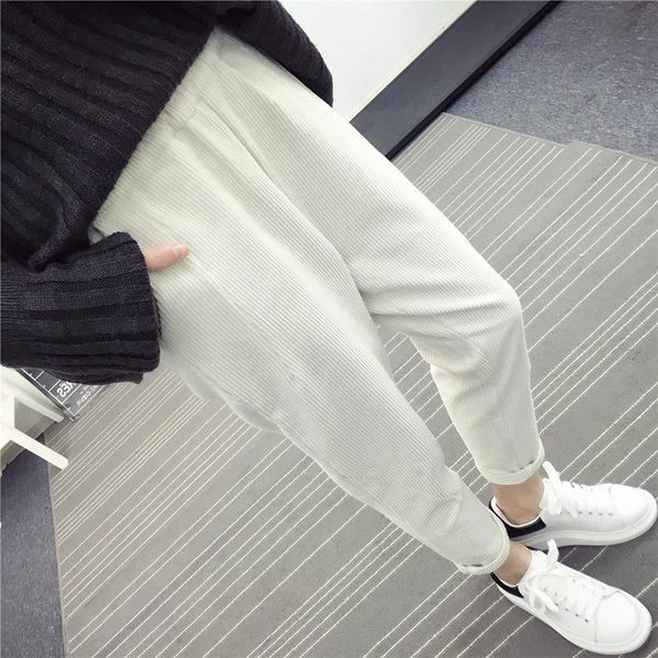women's pants & capris autumn winter women elastic waist causal loose harem pant plus velvet/standard sweatpants size, Black;white
women's pants & capris autumn winter women elastic waist causal loose harem pant plus velvet/standard sweatpants size, Black;white