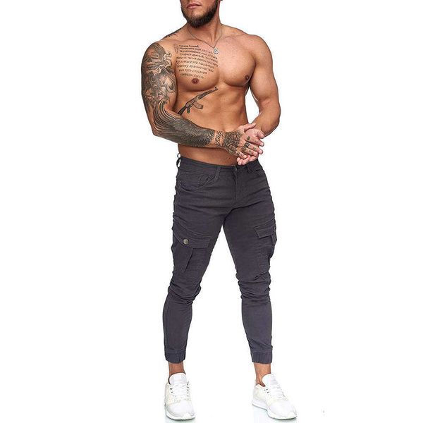 men's pants casual overalls winter fashion solid color multi pocket stitching trousers autum 37lh, Black
men's pants casual overalls winter fashion solid color multi pocket stitching trousers autum 37lh, Black