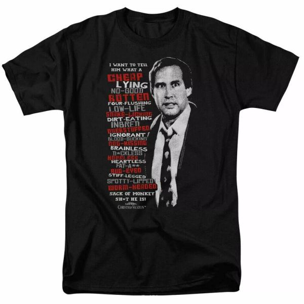 christmas vacation profanities t shirt mens licensed holiday movie tee black, White;black
christmas vacation profanities t shirt mens licensed holiday movie tee black, White;black
