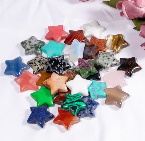 party favor natural crystal stone fashion five pointed star gemstone deskdecoration 30mm crafts pendant 9 colors sn3714
party favor natural crystal stone fashion five pointed star gemstone deskdecoration 30mm crafts pendant 9 colors sn3714