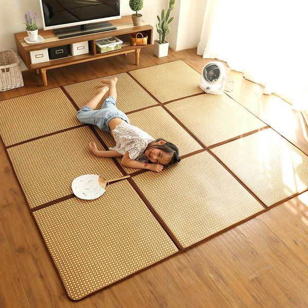carpets cordial shining folding rattan carpet 130x195cm tatami rug 1cm thick baby play mat non-slip room no living bedroom wash
carpets cordial shining folding rattan carpet 130x195cm tatami rug 1cm thick baby play mat non-slip room no living bedroom wash