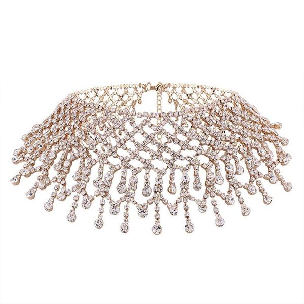 chokers xiufen full rhinestone choker women's crystal pendant necklace bling collar chains, Golden;silver
chokers xiufen full rhinestone choker women's crystal pendant necklace bling collar chains, Golden;silver