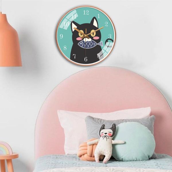 wall clocks 1pc cartoon animal clock lovely cat printed hanging kids room mute stylish decorative modern simple
wall clocks 1pc cartoon animal clock lovely cat printed hanging kids room mute stylish decorative modern simple