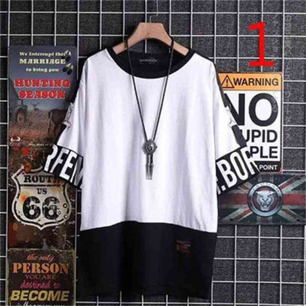 dark short-sleeved t-shirt male european and american street ins tide brand couple hip hop 210420, White;black
dark short-sleeved t-shirt male european and american street ins tide brand couple hip hop 210420, White;black