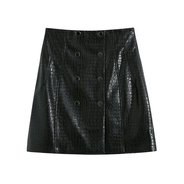 blsqr black button-up pu leather women skirt high waist female mini a-line party club wear ladies short 210430
blsqr black button-up pu leather women skirt high waist female mini a-line party club wear ladies short 210430