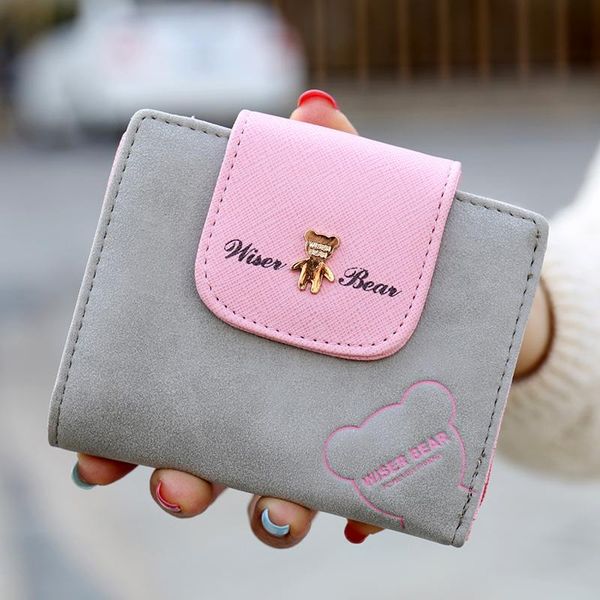 wallets 2021 lovely bear women wallet fashion pu leather short purse cartoon design female card holder carteras mujer, Red;black
wallets 2021 lovely bear women wallet fashion pu leather short purse cartoon design female card holder carteras mujer, Red;black