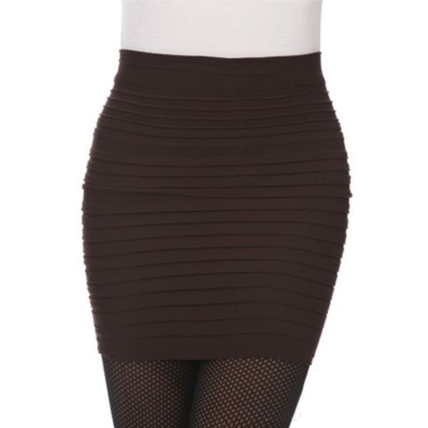women mini pleated elastic short skirt pencil bodycon slim seamless tight fitted skirts, Black
women mini pleated elastic short skirt pencil bodycon slim seamless tight fitted skirts, Black