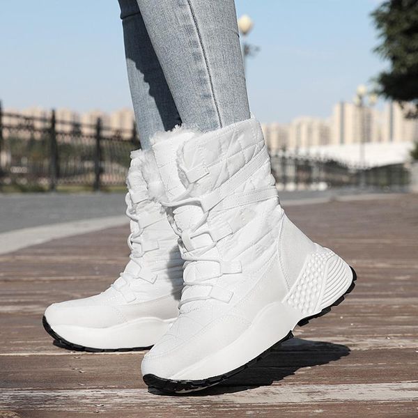 boots women winter keep warm plush quality snow ladies lace-up comfortable outdoor waterproof booties chaussures femme, Black
boots women winter keep warm plush quality snow ladies lace-up comfortable outdoor waterproof booties chaussures femme, Black