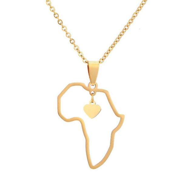 chains stainless steel gold africa heart minimalism delicate women fashion pendant necklace jewelry gift for him with chain, Silver
chains stainless steel gold africa heart minimalism delicate women fashion pendant necklace jewelry gift for him with chain, Silver