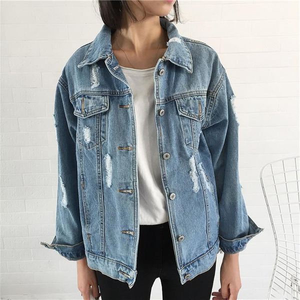 korean version of loose wash water worn spring and autumn 2021 jeans jacket, women show thin fashion women's jackets, Black;brown
korean version of loose wash water worn spring and autumn 2021 jeans jacket, women show thin fashion women's jackets, Black;brown