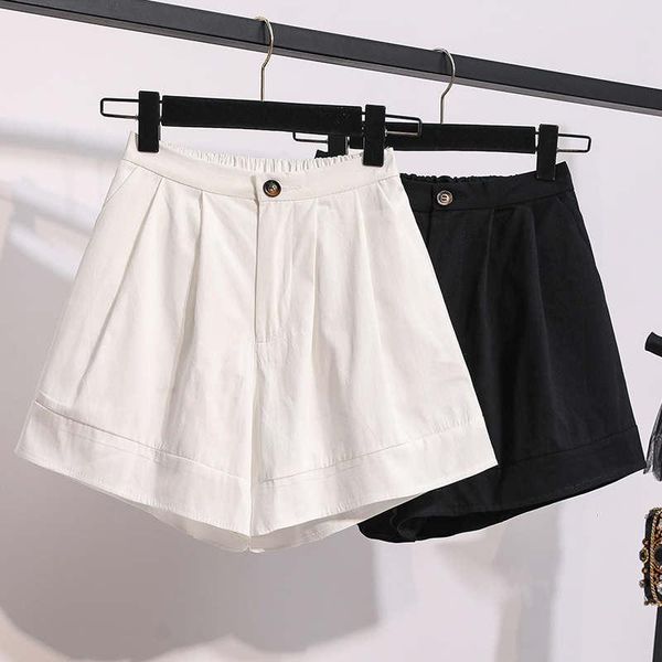 women's shorts s-5xl plus size casual straight loose summer women high waist white black female wide leg short trousers c7217
women's shorts s-5xl plus size casual straight loose summer women high waist white black female wide leg short trousers c7217