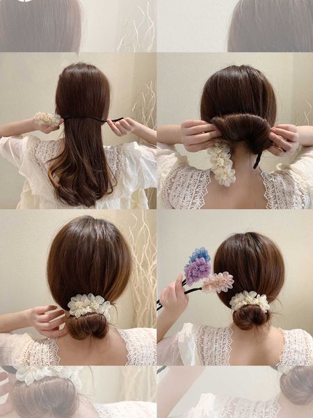 gauze flower hair ornament south designer east gate personalized design headdress net hongsen series fresh ponytail curler, Golden;silver
gauze flower hair ornament south designer east gate personalized design headdress net hongsen series fresh ponytail curler, Golden;silver