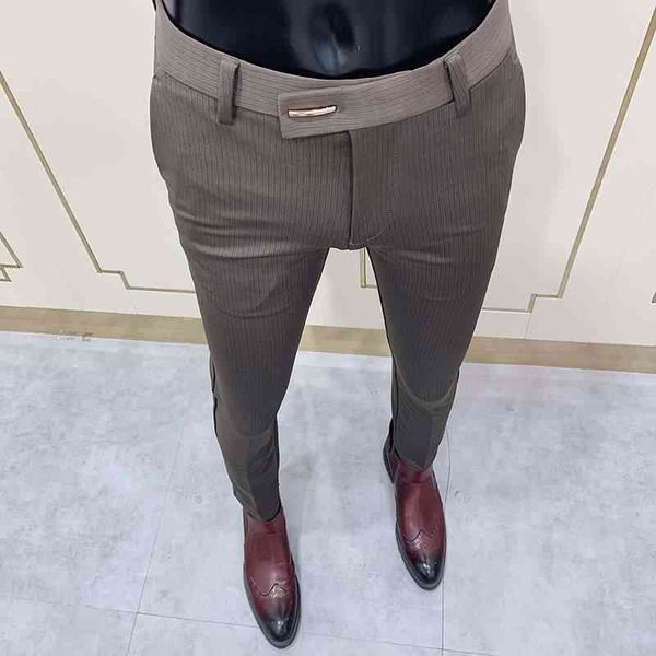 men's pants fashion striped suit slim fit tight-ankle social office party trousers business dress n5qk, Black
men's pants fashion striped suit slim fit tight-ankle social office party trousers business dress n5qk, Black