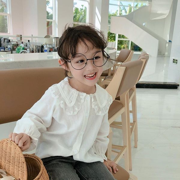 shirts girls' shirt spring 2021 children's bottoming korean long sleeve lace lapel blouse girl, White;black
shirts girls' shirt spring 2021 children's bottoming korean long sleeve lace lapel blouse girl, White;black