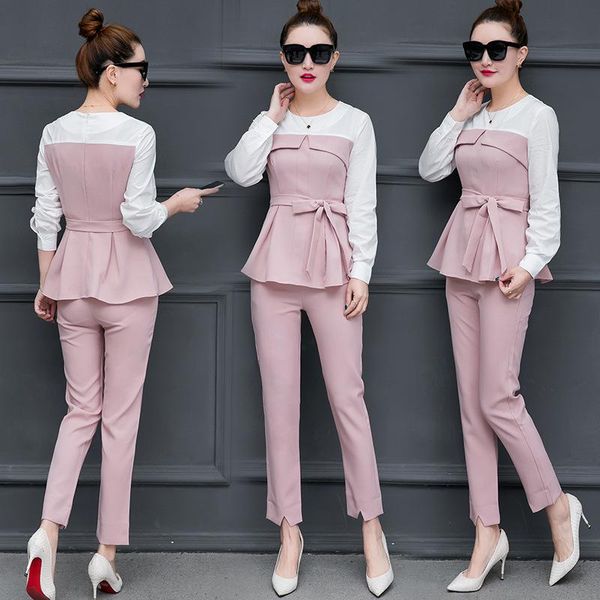 women's tracksuits fashion women pants suit business suits formal office lady work uniform designs and pencil 2 piece set, Gray
women's tracksuits fashion women pants suit business suits formal office lady work uniform designs and pencil 2 piece set, Gray