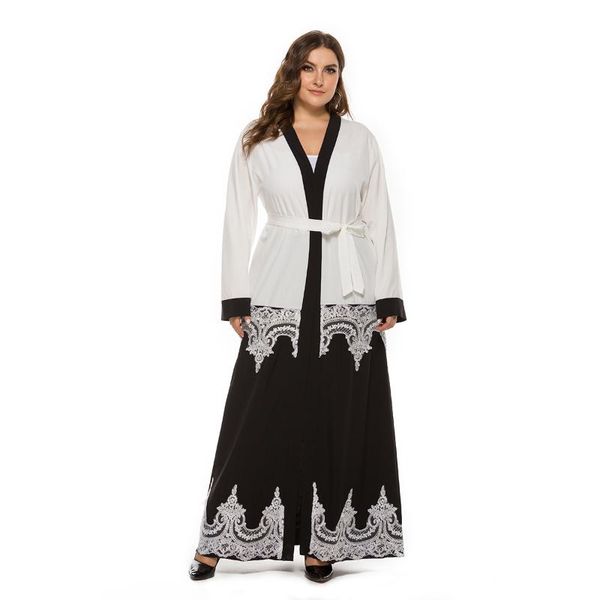 plus size dubai abaya dress muslim lace splice dresses women arab islam lace-up long robe moroccan caftan islamic clothing ethnic, Red
plus size dubai abaya dress muslim lace splice dresses women arab islam lace-up long robe moroccan caftan islamic clothing ethnic, Red